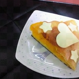 白玉粉入りモチモチカボチャケーキ風